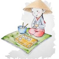 Grains de riz pour un sourire